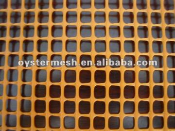 orange plastic square mesh(FACTORY)