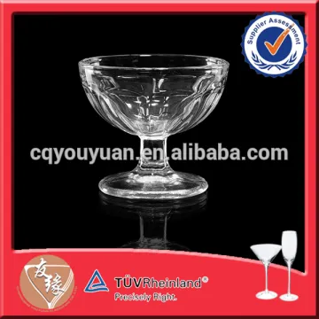 Cheap Price Machine Pressed 180ml Glass Ice Cream Cups