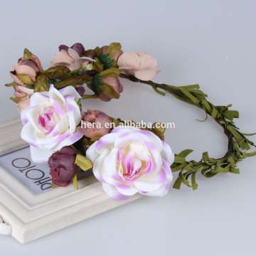 2016 Promotion cheap price wholesale flower bride wreath 1162E