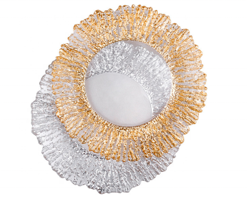 Luxury Wholesale Designer Reff Glass Charger Plates for Wedding Decoration Dinner