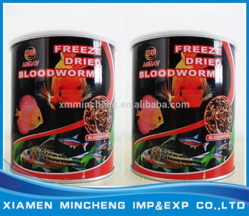 Canned freeze dried bloodworm