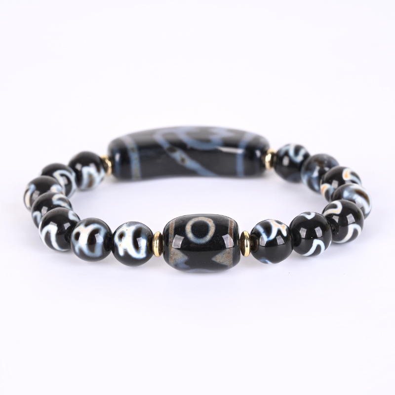 Натуральный браслет Dzi Agate Beads