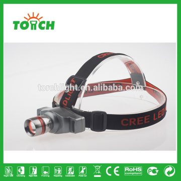 Rechargeable Lamp zoom new design camping hiking Outdoor LED headlamp