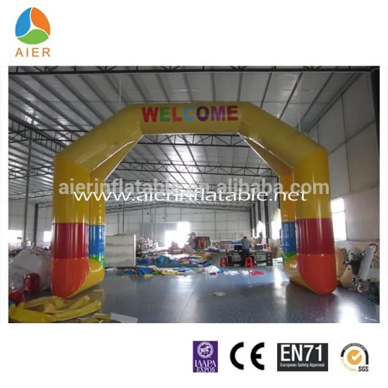 Advertising inflatable welcome arch,inflatable arch door for sale.