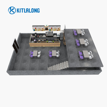 Kitlalong Stainless Steel Workbench Bubble Tea Station Solutions
