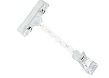 Polycarbonate Supermarket, Department Store And Shop Pop Retail Sign Holders With Clamps 31280
