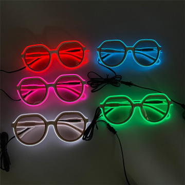 Adjustable LED Light-Up Glasses for Parties and Festivals