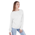 Equipaggio pullover a manica lunga con cappuccio da donna