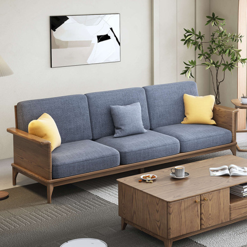Set Sofa Fabrik Walnut Nordic