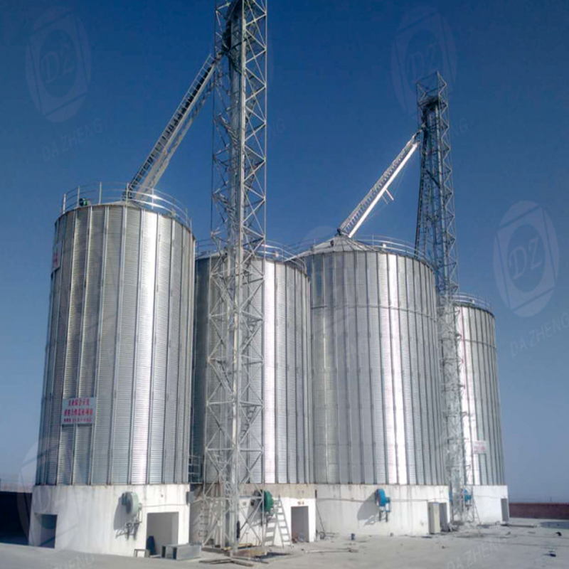 Екологично изхвърляне на твърди отпадъци стоманен силоз