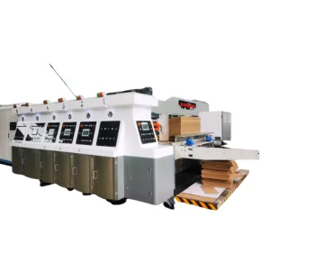 LYQ Model Full-Automatic Carton Processing Line: Printing, Slotting, Die-Cutting, Gluing, and Strapping System