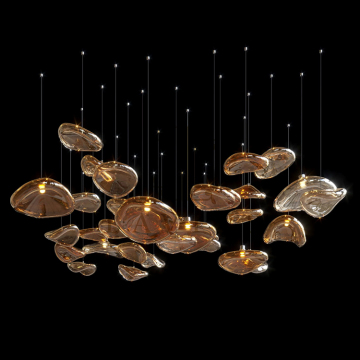 Hotel Lobby LED Chandelier Pendant Light