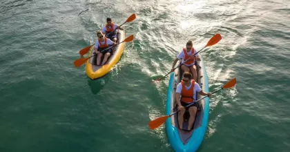 PVC Inflatable Kayak: High-Pressure Inflatable Canoe and Kayak Boat