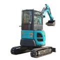 EPA 4 Euro 5 1.8 Ton 3ton Closed Cabin Crawler Excavators