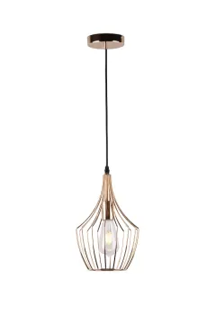Nordic style hotel Iron vintage hanging lamp