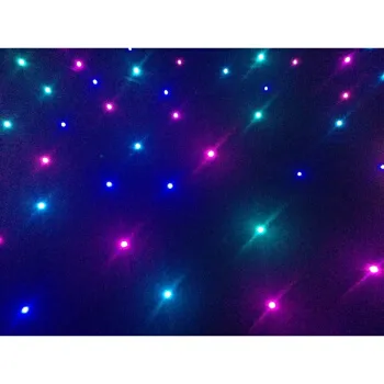 RGB 3in1 Full Color LED Star Curtain for Wedding Hot Sale