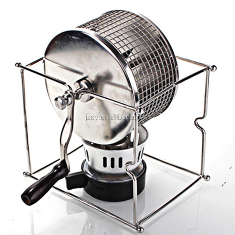 Stainless Steel Coffee Bean Roaster with Burner Machine