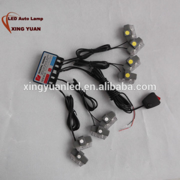 8 flashing modes high power led source DC12v emergency vehicle strobe light for front grille