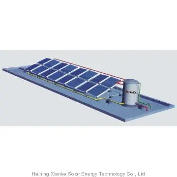 leather factory solar hot water