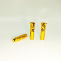 Custom Gold Glass tips filter for pre-rolled smoking