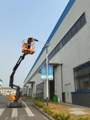 Electric Articulating/Telescopic Boom Lift for Building Construction