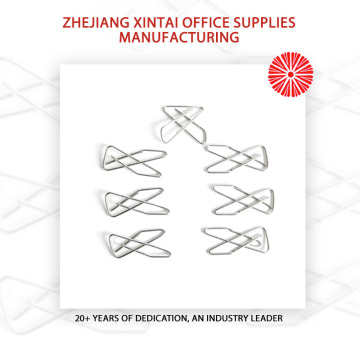 High Efficiency ECO Silver Butterfly Shaped Paper Clips