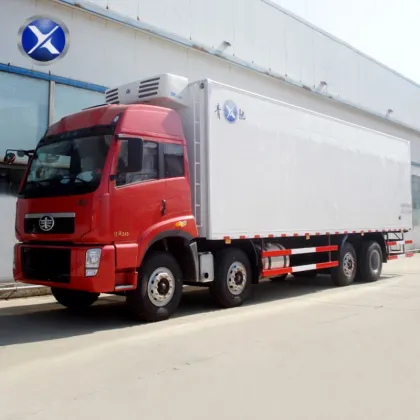 heat insulation refrigerated trucks for frozen foods to fresh produce