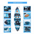 Fun Single Kayak with Large Cockpit Space - Plastic Sit-In Kayak