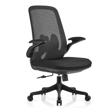 Adjustable Mesh Computer Desk Chair with Flip Arms