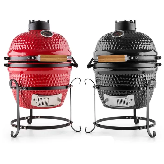 Factory Direct Sales AUPLEX small green 13 Inch Mini charcoal barbecue egg Kamado BBQ Grill