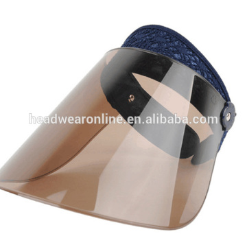 The summer sun hat PVC protection caps Outdoor cycling block face big brim