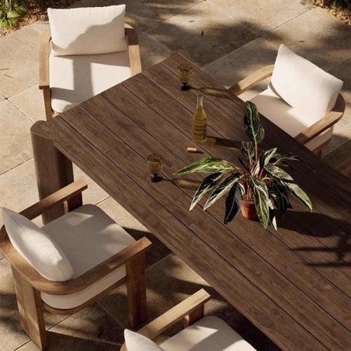 teak wood outdoor tables and chairs