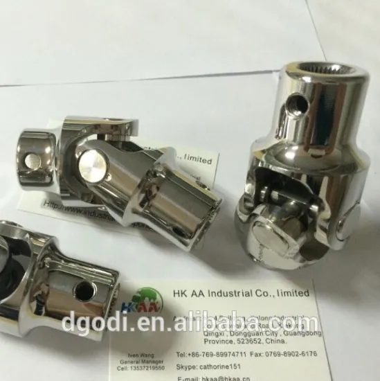 high polished stainless steel universal joint, stainless steel pivot joint
