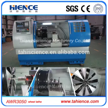 Alloy wheel repair diamond cut cnc wheel lathe cutting machine
