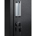 3 Tier Powder Coated Metal Lockers Black