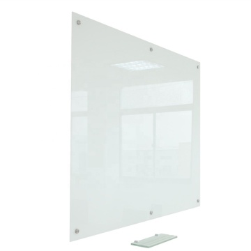 Magnetic Tempered Glass White Board - 4mm Wall Mounted Clear