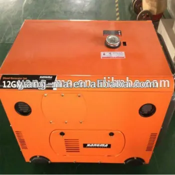 model 10GF-LDE, V-TWINs air cooled engine power electric 10kw silent diesel generator set 10kva silent generator