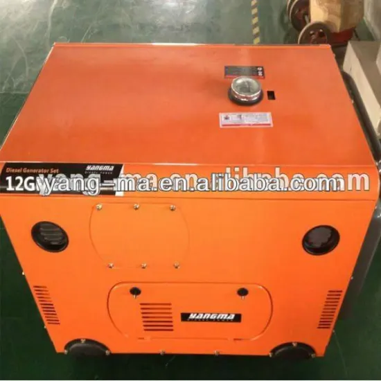 model 10GF-LDE, V-TWINs air cooled engine power electric 10kw silent diesel generator set 10kva silent generator
