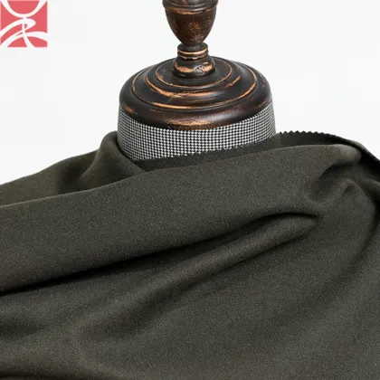 twill woven 100% wool fabric for overcoat