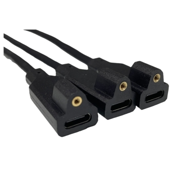Customize USB type c female to cut cable