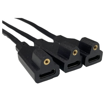 USB 유형 C 암을 사용자 정의하여 케이블 절단