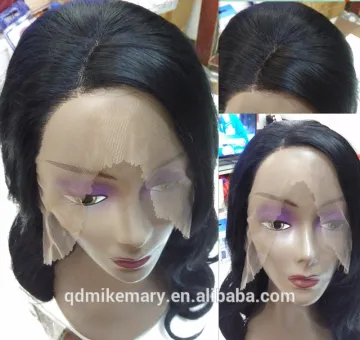 Hand Made Braided Natural Black Synthetic Lace Front Wig For Black Women