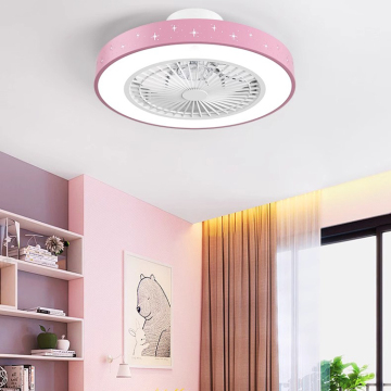 Romantic Star Shape LED Ceiling Fan with Remote Control