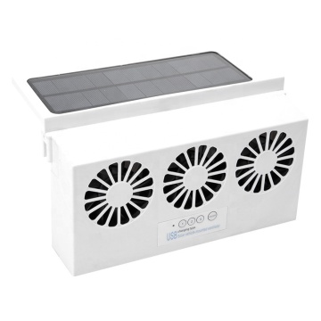 Summer New Style USB Auto Solar Ventilating Fan for Car - Ventilation and Odor Removal