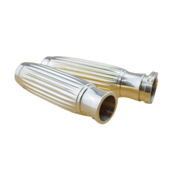 Non-Slip Brass Bar End Thruster Grip for Motorcycle Comfort Hand Handlebar