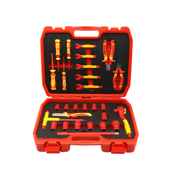 27pc 3/8 socket&screwdriver and plier set