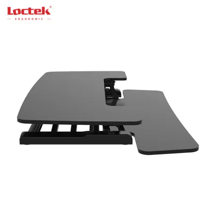 Modern Dual Monitor Stand for Sit-Standing Desk - Loctek MT117M