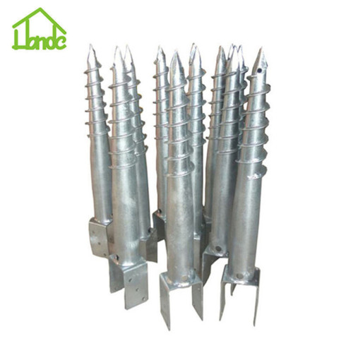 No digging galvanized U type ground screw