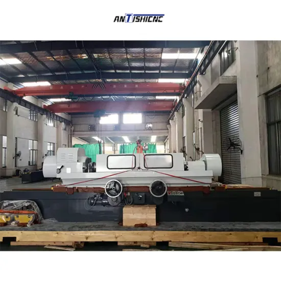 ANTISHICNC MQ8260Ax2000 - The Advanced Crankshaft Grinding Machine for Sale in China: Perfect for Motorcycle Crankshaft Grinding and Metal Grinding Operations