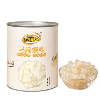 New Water Chestnut Flavored Pearls for Pearl Milk Tea: Raw Materials